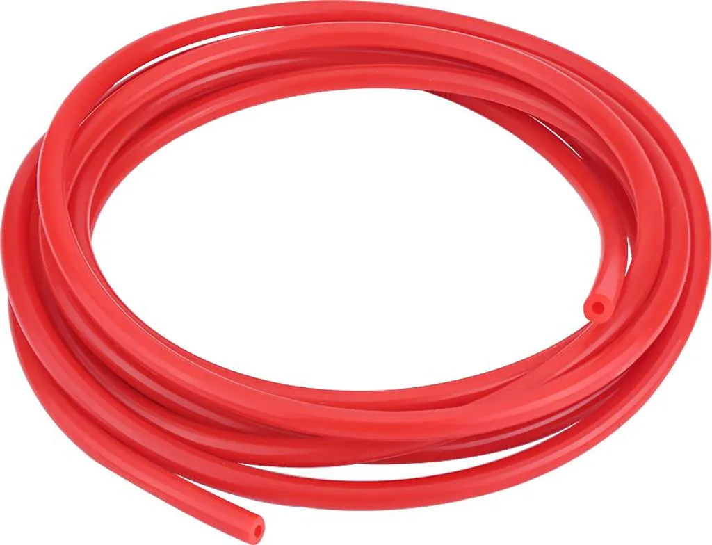 Tubo Silicone Rosso 4mm x 5m Auto Tuning - Tubo Depressione Alte Prestazioni