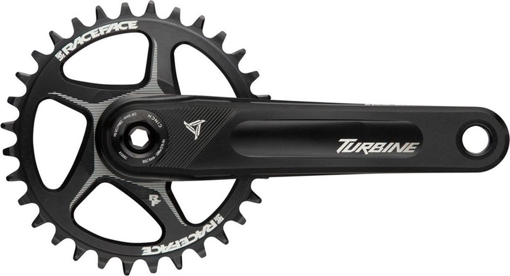 Race Face Turbine Kurbel, 175mm, 136mm, 30mm, black