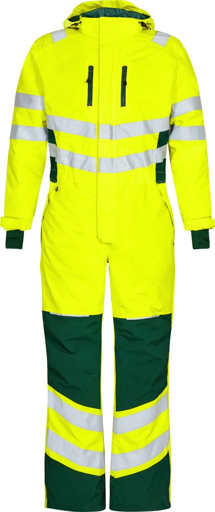 F. Engel Safety Winteroverall, Gelb/Grün, Gr. 6XL