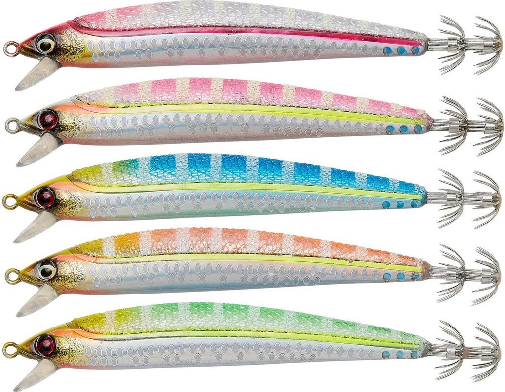 Savage Gear Squid Beat Trolling 10cm 11g Floating - Tintenfischköder, Farbe:Green