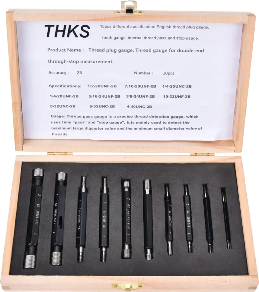 Vérifiez vos Filetages avec Précision : Lot de 10 Calibres Type B