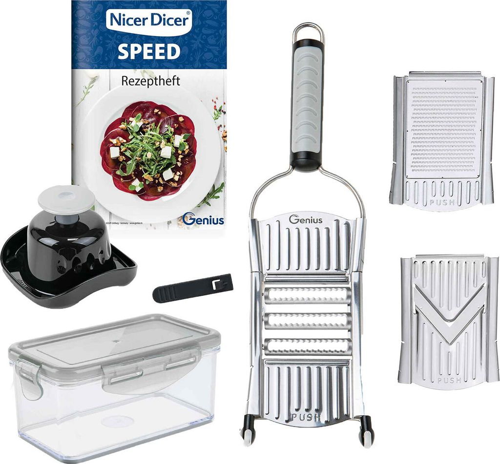 Genius Nicer Dicer Speed Set 9-teilig Multihobel - Produktbild 
