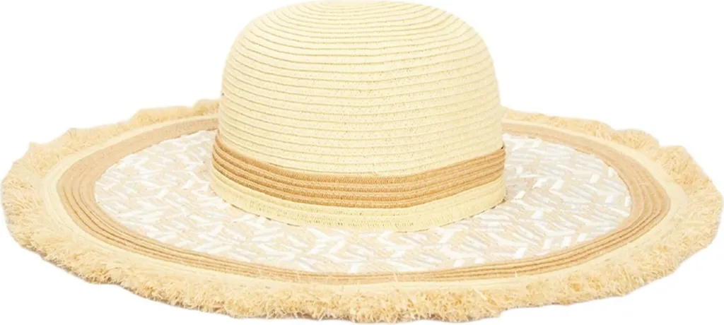 Tommy Hilfiger AW0AW11803 Cappello di Paglia Donna Summer Straw Beige