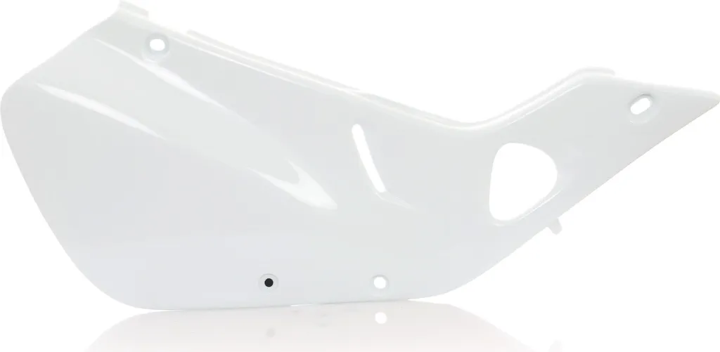 Plaques latérales HONDA ACERBIS blanches pour kit déco et compétition