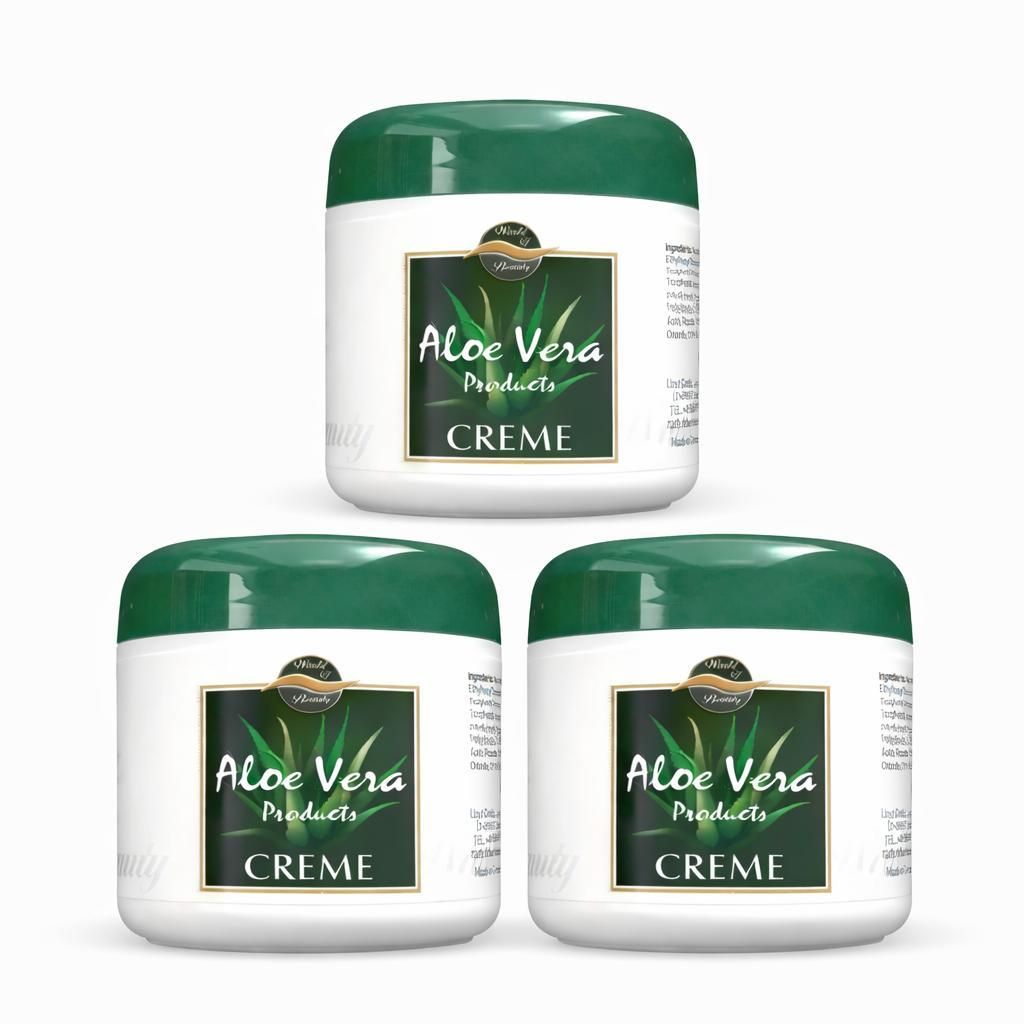 3x125st. Gesichtspflege,Hautpflege Aloe Vera Creme