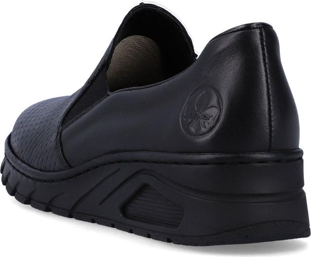 Rieker N3363, Mocassino Donna, Blu, 40 EU