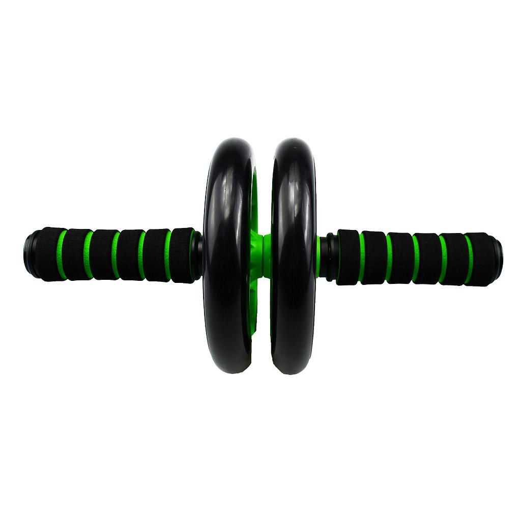 Urban Fitness Bauchmuskelrad Ab Roller schwarz grün für Core Training