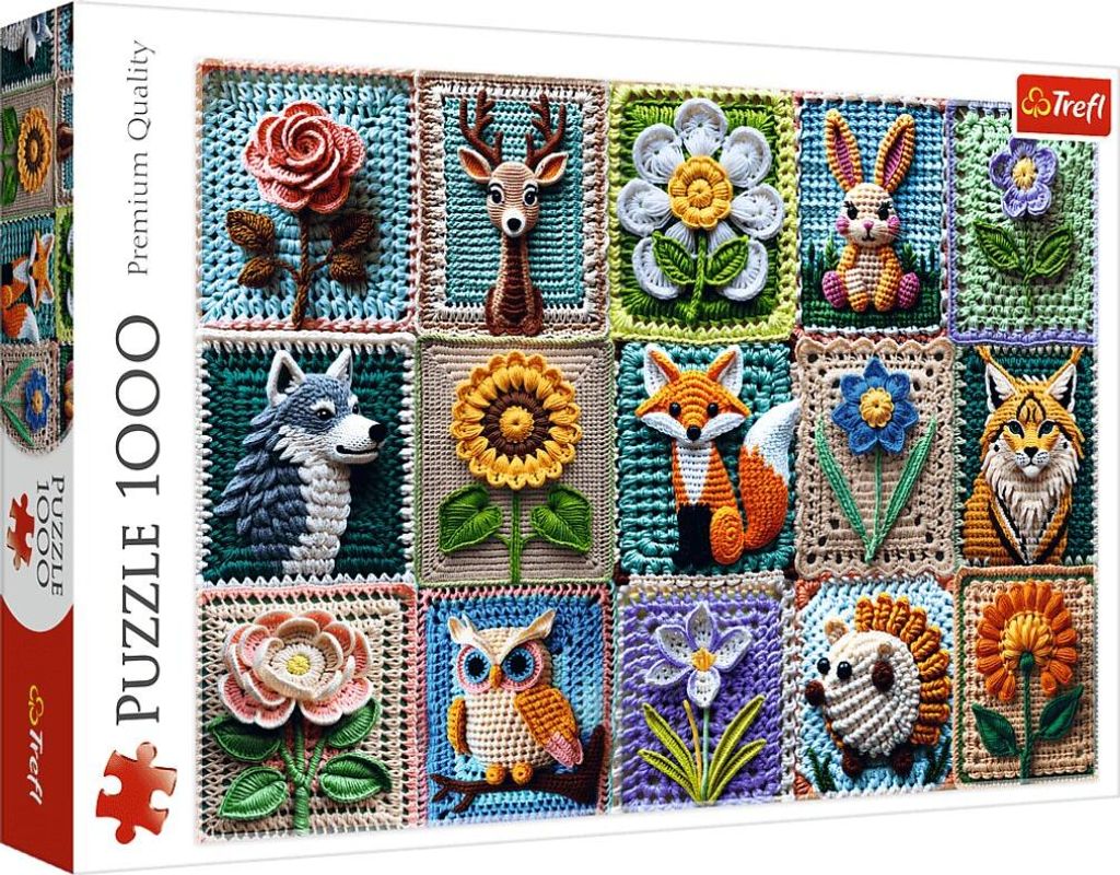 Puzzle van 1000 stukjes: Haken – mijn passie. TREFL Productafbeelding 