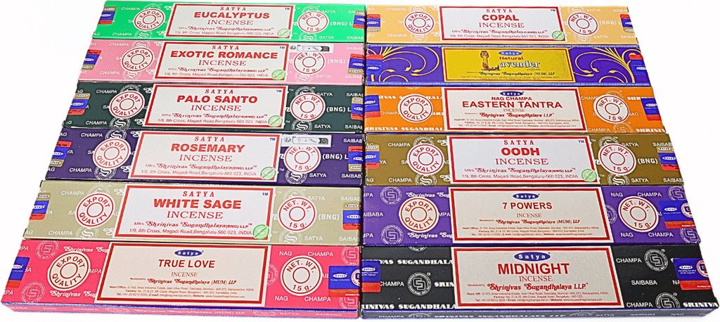 Satya Räucherstäbchen x LAVISA, Meditation, Aromatherapie, Räuchern, Weihrauch, Duft (Zen Mischung)