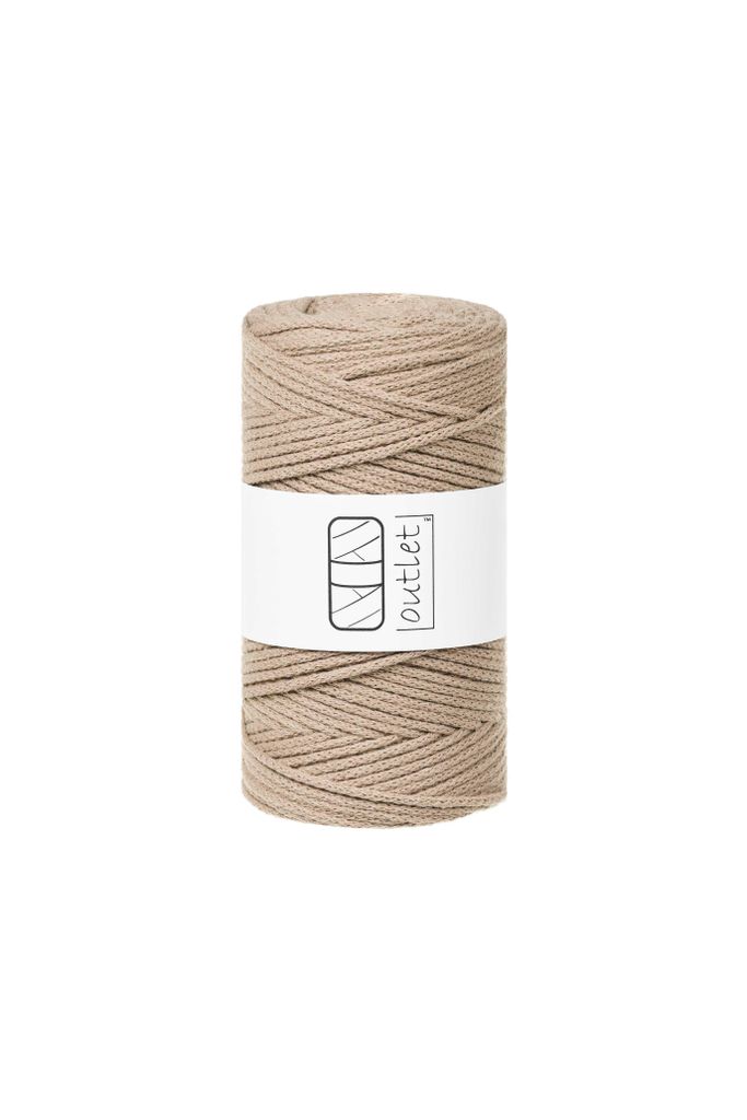 Camel Baumwoll-Flechtkordel 3mm 100m OUTLET