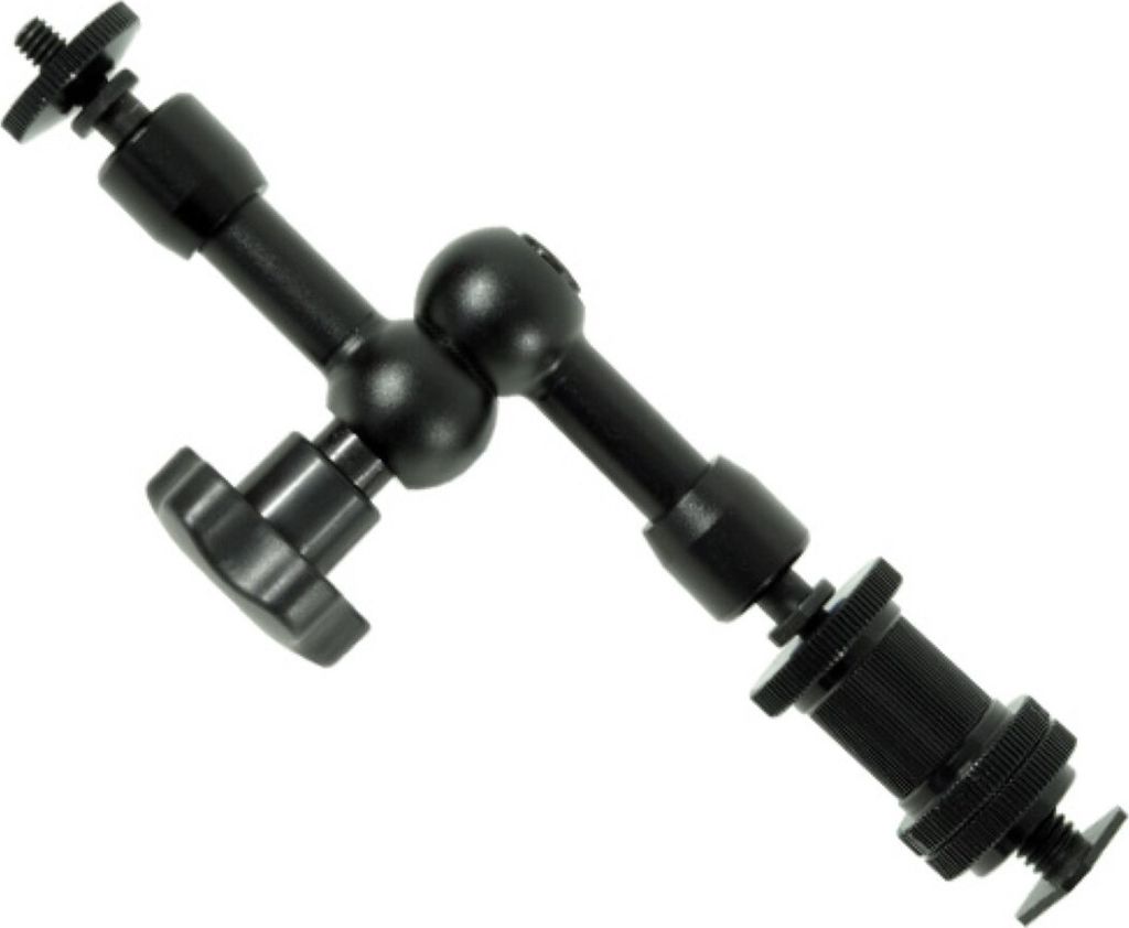 Magic Arm 7 Zoll 18cm für Video DSLR Kamera Monitor Videoleuchte, Gelenkarm Schwenkarm