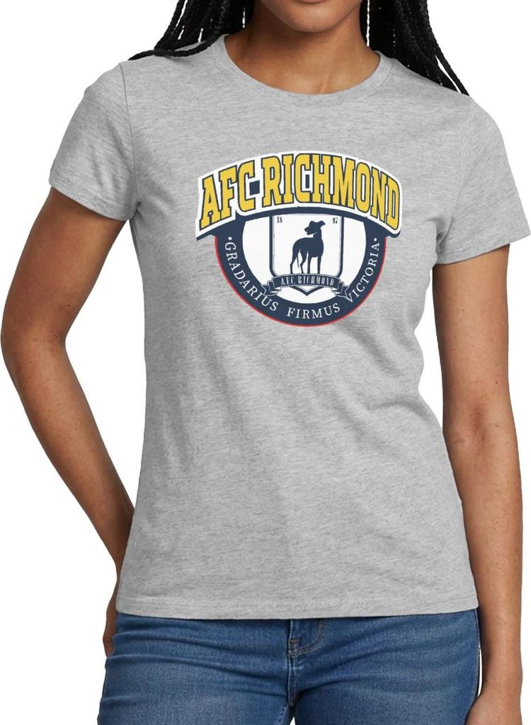 Spreadshirt Ted Lasso AFC Richmond Logo Frauen T-Shirt, XL, Grau meliert