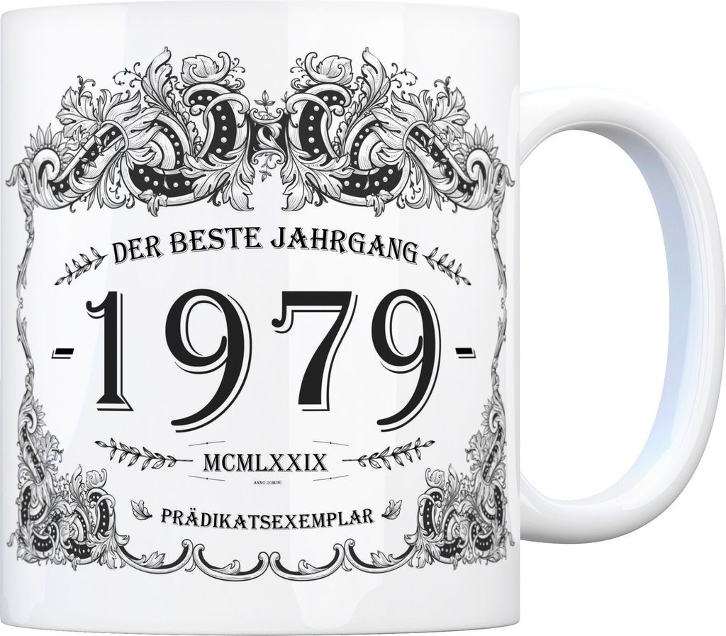 1979 der beste Jahrgang Kaffeebecher Tasse Kaffeetasse Geburtsjahr Geburtstag