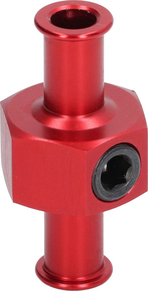Kraftstoff-Manometer-Adapter, T-Form, 3/8 Zoll Schlauchanschluss, 1/8 Zoll NPT-Anschluss, Universal-Autoteile, Rot