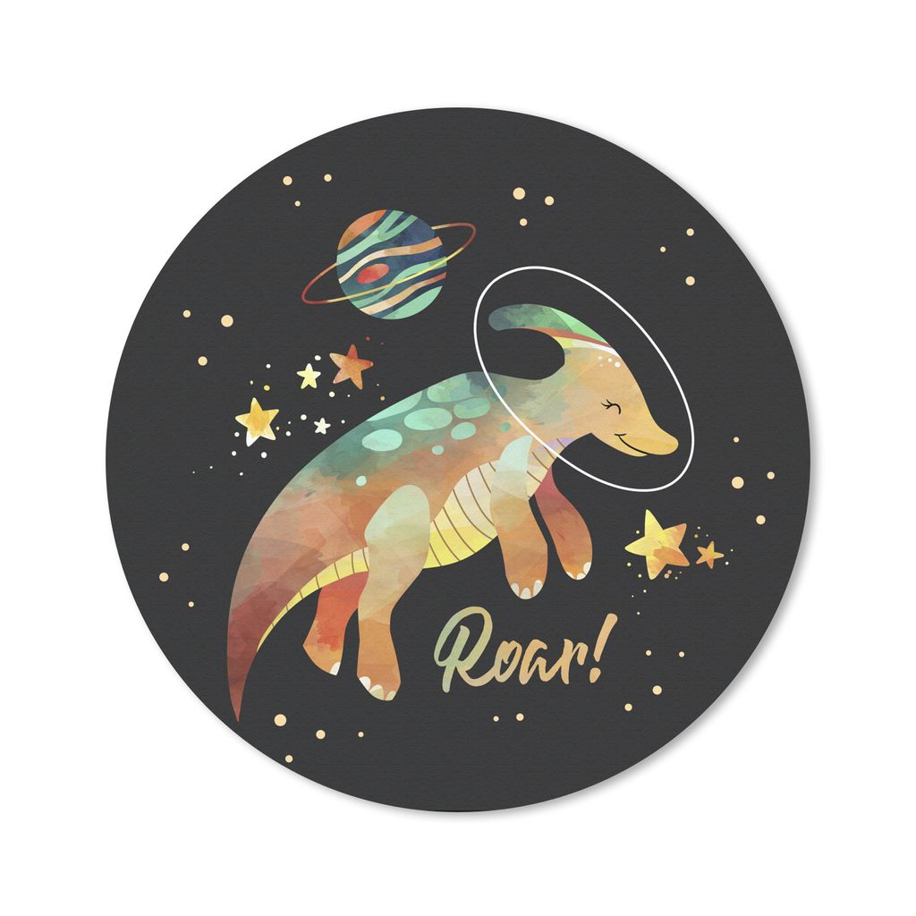 MuchoWow Mauspad Mousepad Zitate - 'Brüllen' - Sprichwörter - Raum - Jungen - Kinder - Mädchen - Kinder 50x50 cm - Mousepads - Maus Mat - Pad ...