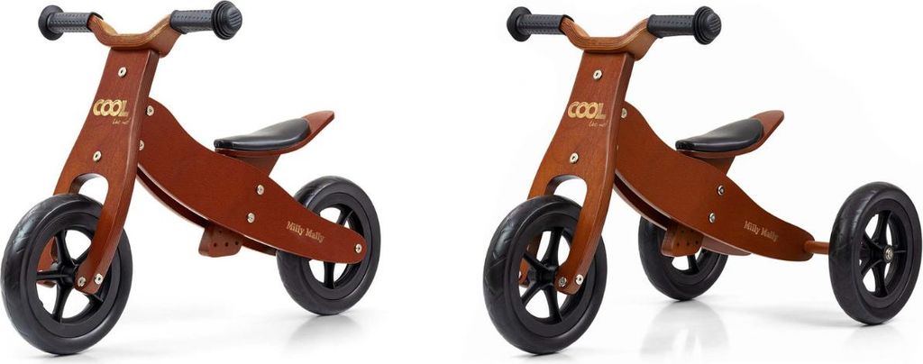 Milly Mally voertuig 2-in-1, kleur: donker natuur Productafbeelding 