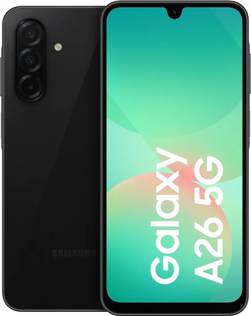 Samsung Galaxy A26, 17 cm (6.7"), 8 GB, 256 GB, 50 MP, Android 15, Schwarz