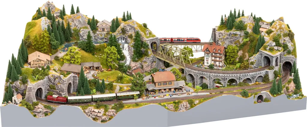 Kit de tracé Easy-Track Vallée de l'Andrea NOCH 53605 pour modélisme HO - 4