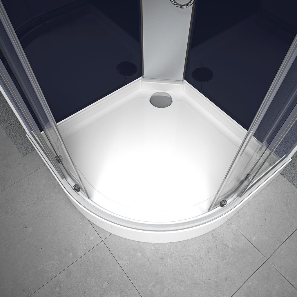 Dusche Komplett MARWELL Komplettdusche Fertigdusche Night Produktbild 3