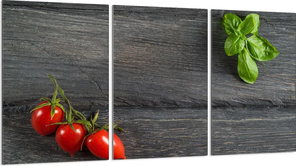 Piastre copriforno 3 pezzi 30x52 Copriforno in ceramica vetro, legno di pomodoro