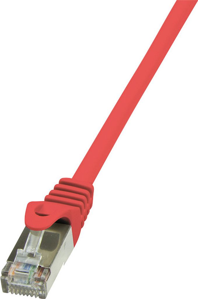 LogiLink Patchkabel Kat. 5e F/UTP 5,0 m rot