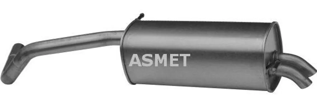 Silencieux arrière ASMET 21024 OE 6Q6253609D pour Polo 9N, Ibiza