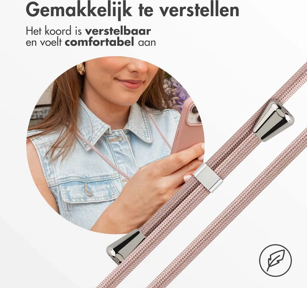 Offerta Cover iMoshion Samsung A33 Rosa Sabbia con Cinturino - 4