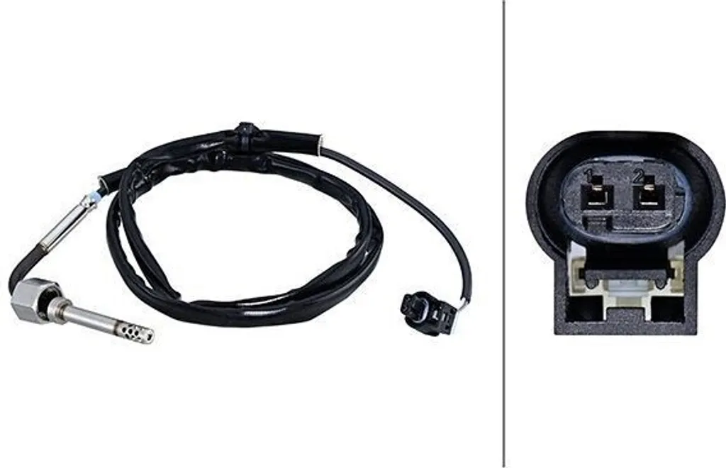 Sonde Température Gaz Échappement pour Réparer Chrysler 300 C HELLA OE