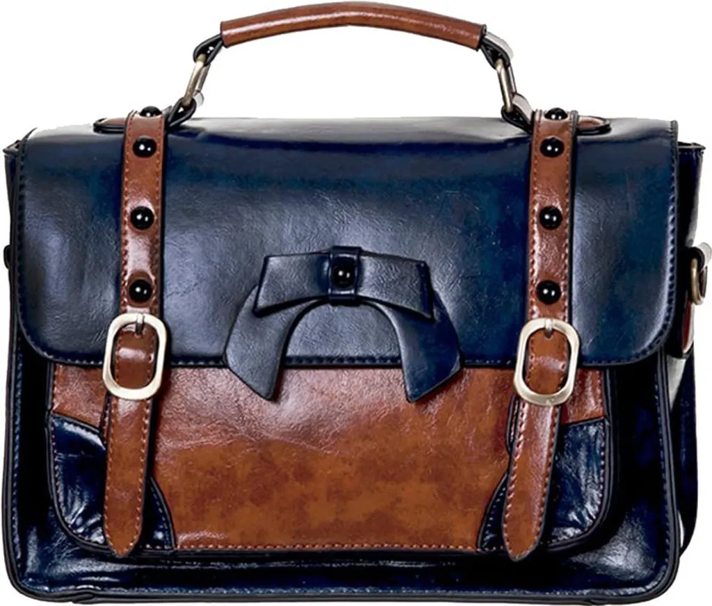 Sac à main bleu Buckle Bow Banned - Rangez vos essentiels avec élégance