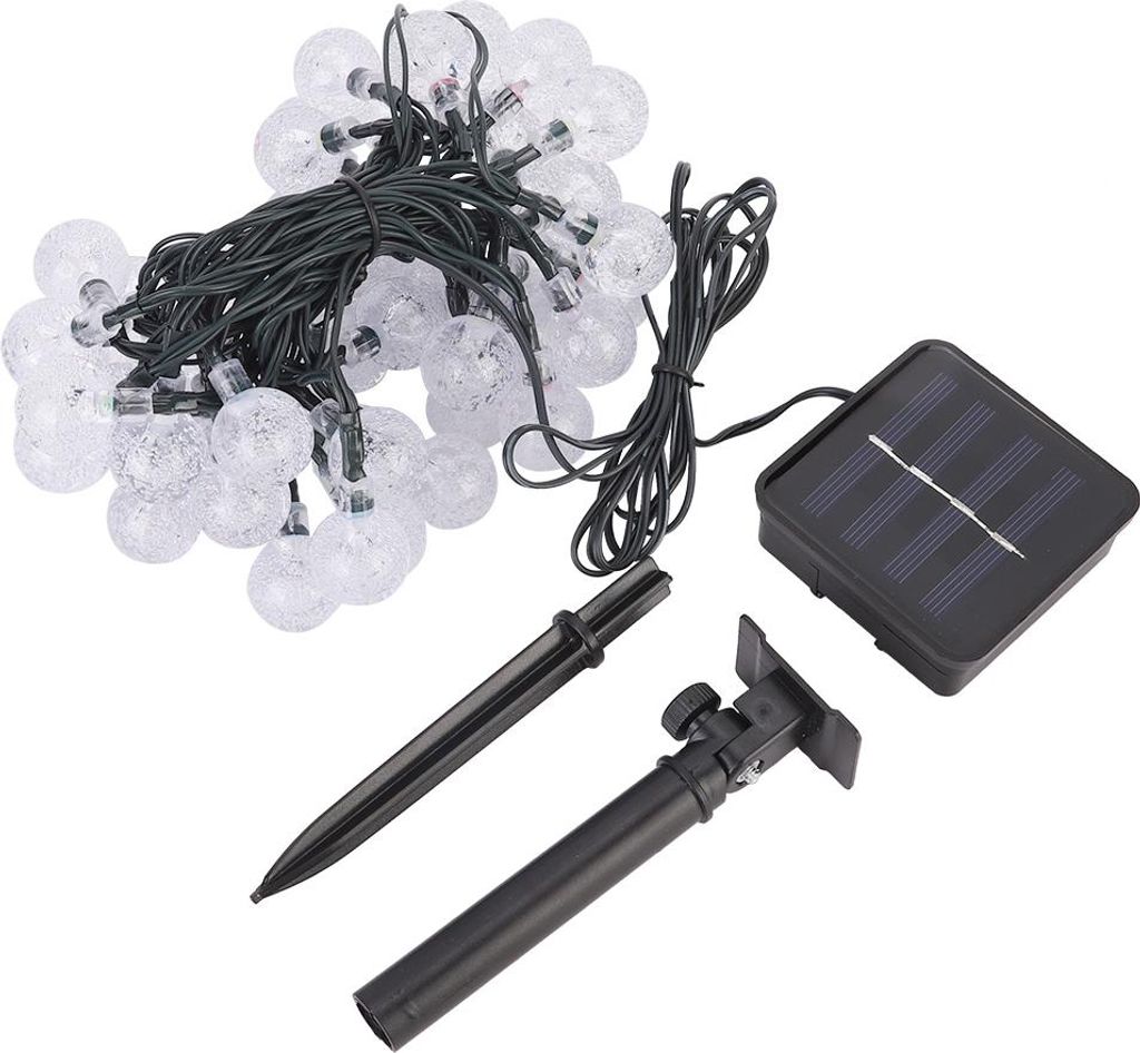 9,5 m 50LED wasserdichte Solar Power String Licht Bubble Ball Outdoor Garten Hof Dekoration