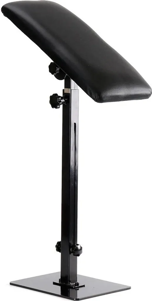 Support Tatouage réglable en hauteur 100cm, Châssis fer noir stable