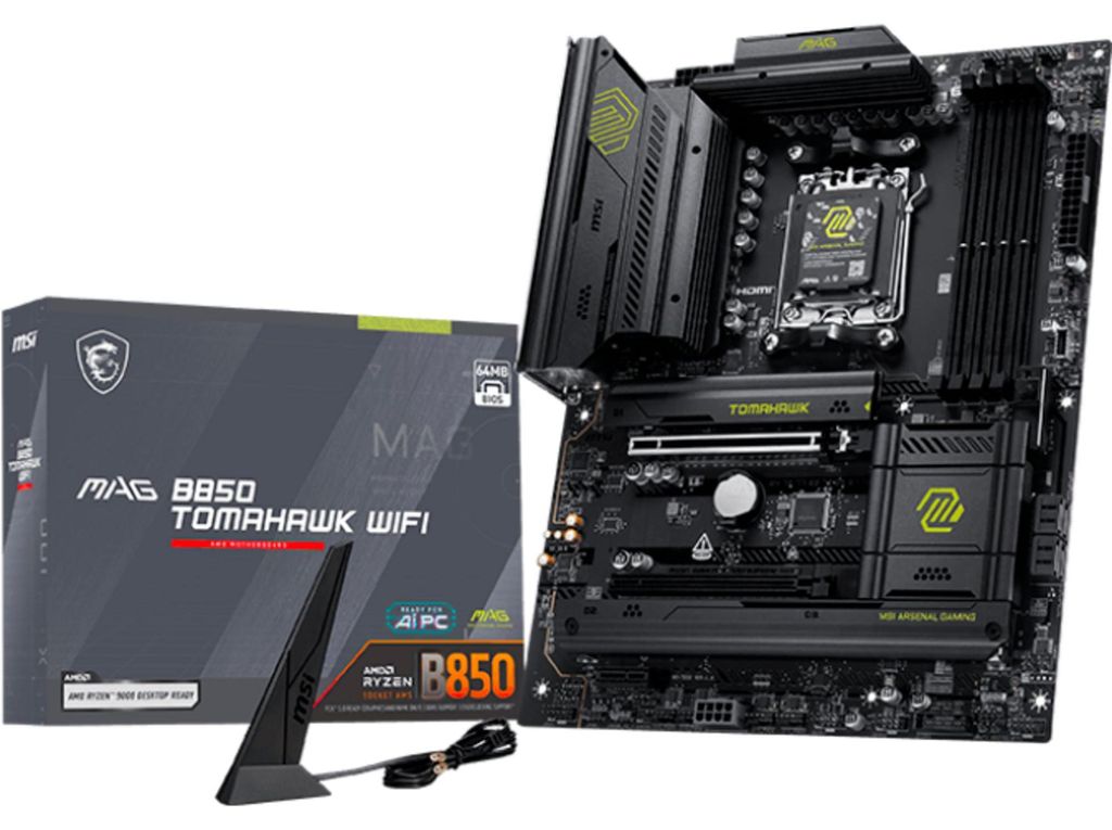 MSI MAG B850 TOMAHAWK WIFI, Mainboard Produktbild 