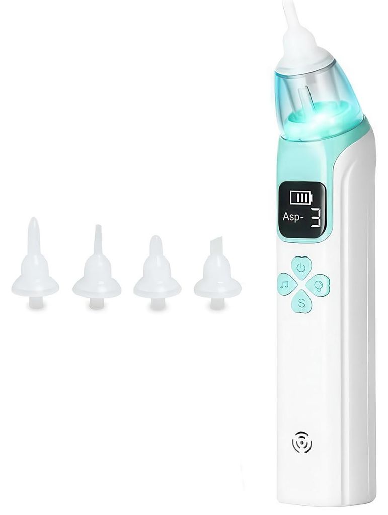 Elektrischer Baby Nasensauger mit 3 Stufen und 3 Produktbild 