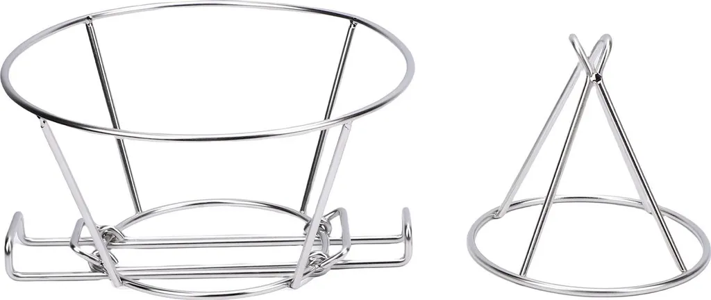 Porte-filtre à huile pour friteuse en acier inoxydable 304 de 23,6 cm