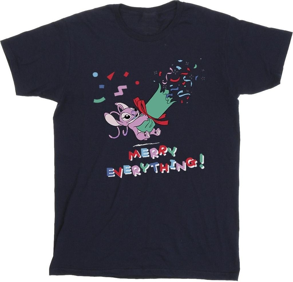 Disney - "Angel Merry Everything" T-Shirt für Herren BI33190 (XXL) (Marineblau)