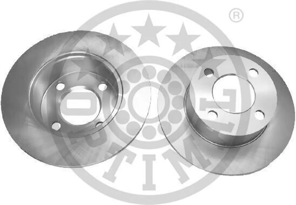 Stop vibrations : Disque de frein arrière OPTIMAL pour AUDI 80 BS-1220C