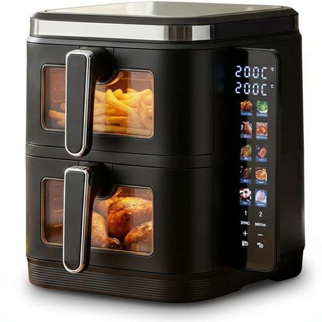 Frytkownica Beztłuszczowa Dwukomorowa 11L2800W Airdweller Zdjęcie produktu 