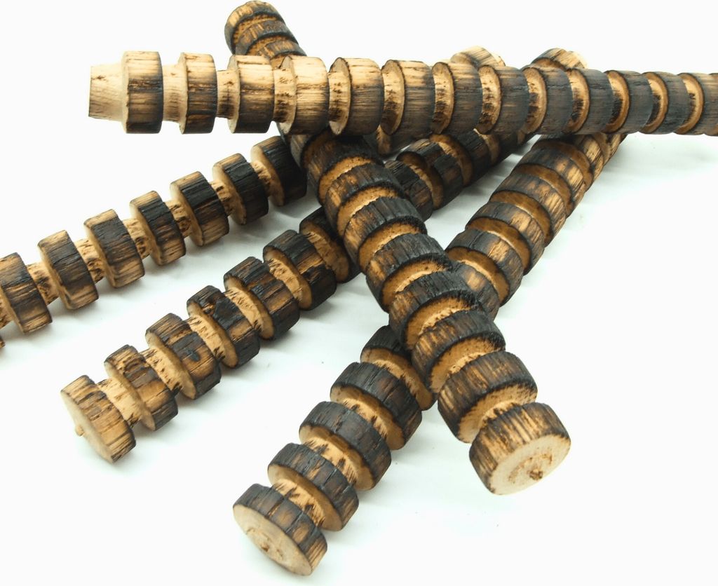 5 x Spirale aus Eichenfässern - Mittel Getoastet - Whiskey Bourbon US, Holzspiralen, Eichen Infusion Flasche Spiral