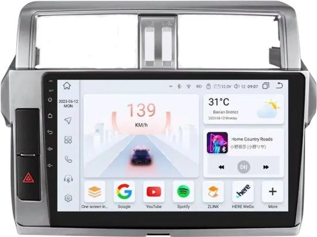 Autoradio CarPlay pour Toyota Land Cruiser Prado 150 2013-2017 4/32Go