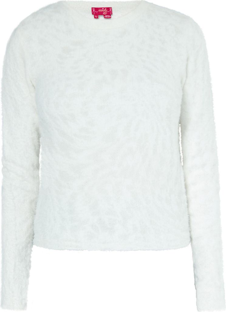 SWIRLY damen pullover - weiss, XS