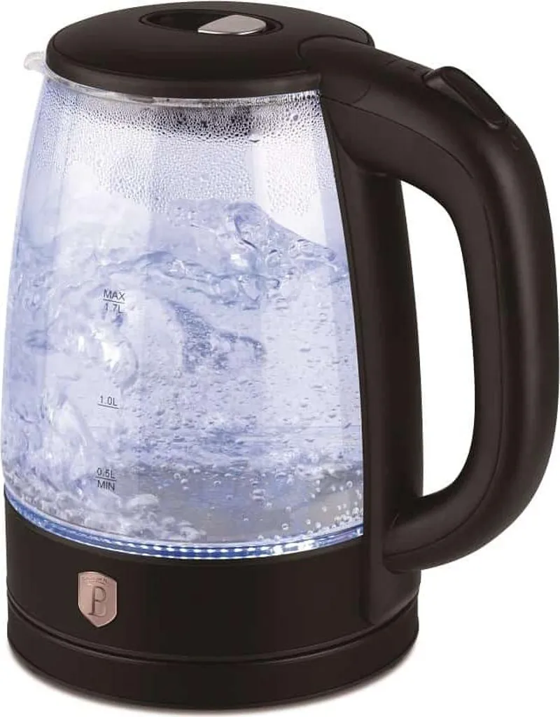 BERLINGERHAUS Pentola a pressione in vetro 1,7 l Collezione Black Rose BH-9505