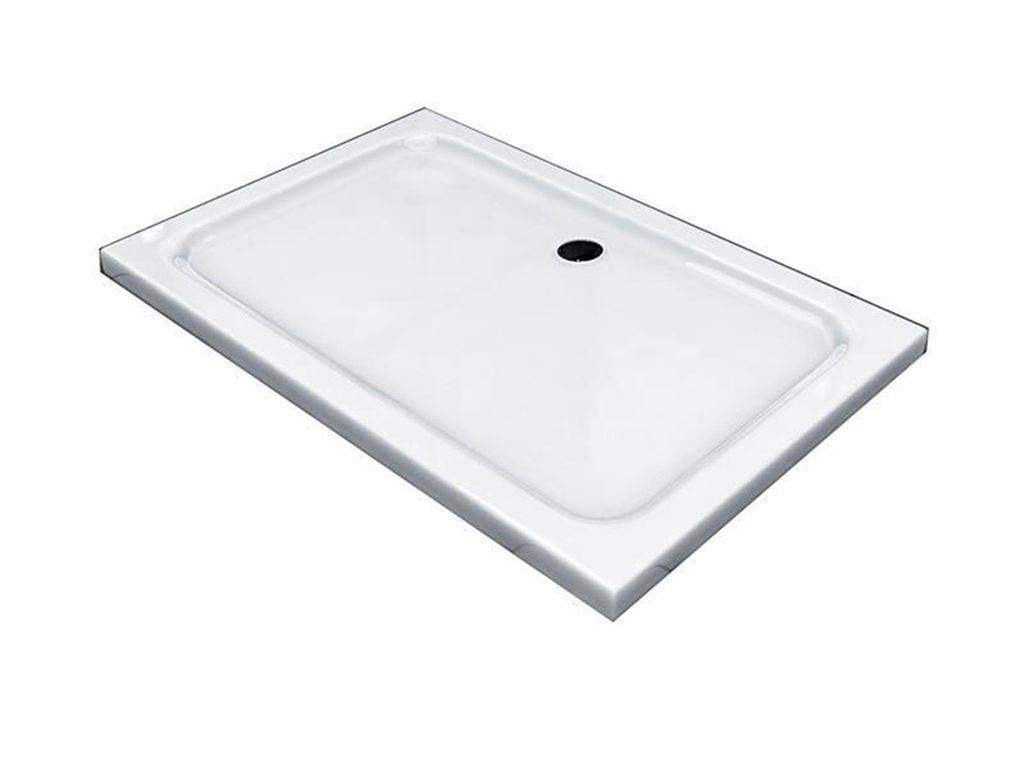 Glaszentrum Hagen Acryla 140x90x5 cm Duschtasse Rechteck + Siphon