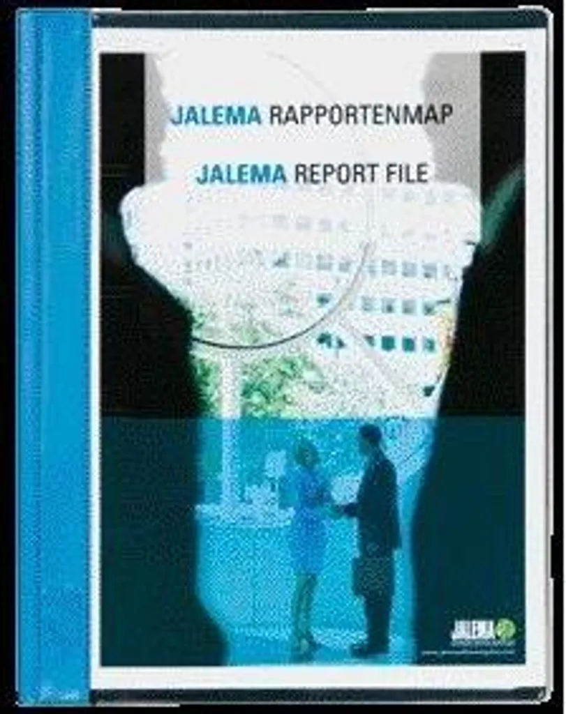 Lot de 10 chemises Jalema Djois A4 bleues à fermeture sécurisée
