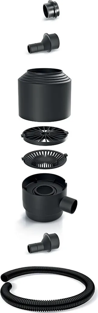 Filtre intérieur d'eau de pluie pour descente de gouttière + Tuyau 8 pcs
