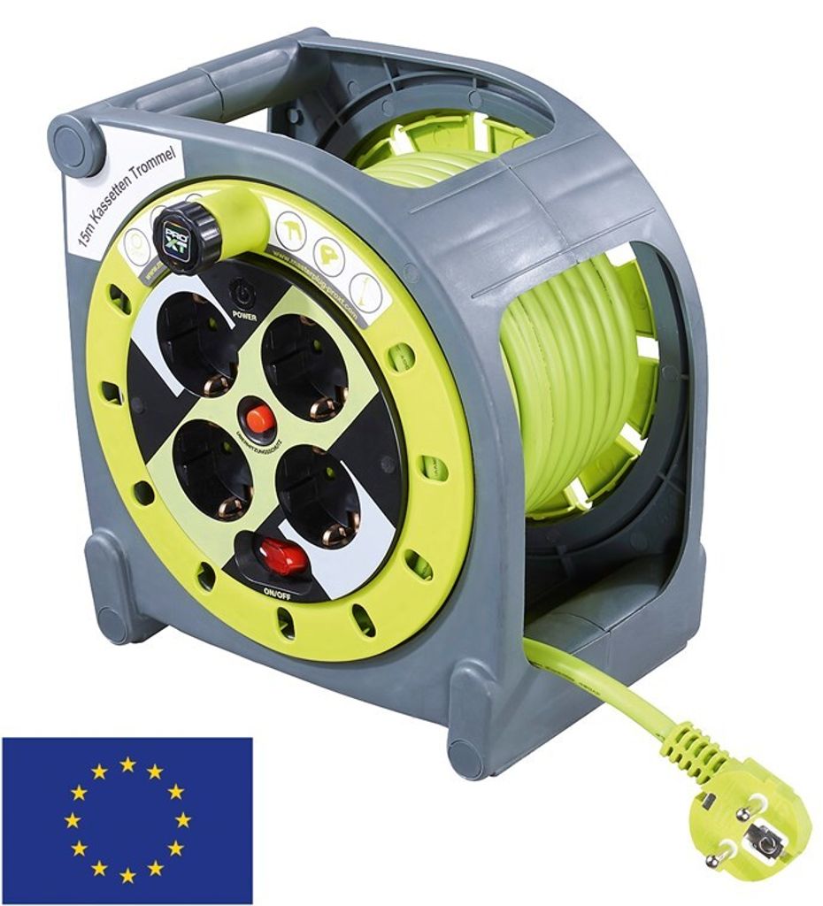 masterplug 51267 Avvolgicavo con guida per cavi 15 m, Immagine del prodotto 
