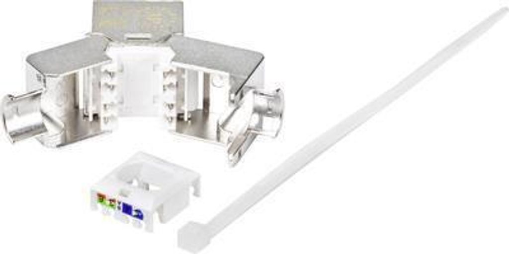 Renkforce RF-4531196 Drahtverbinder RJ45 Silber (RF-4531196)