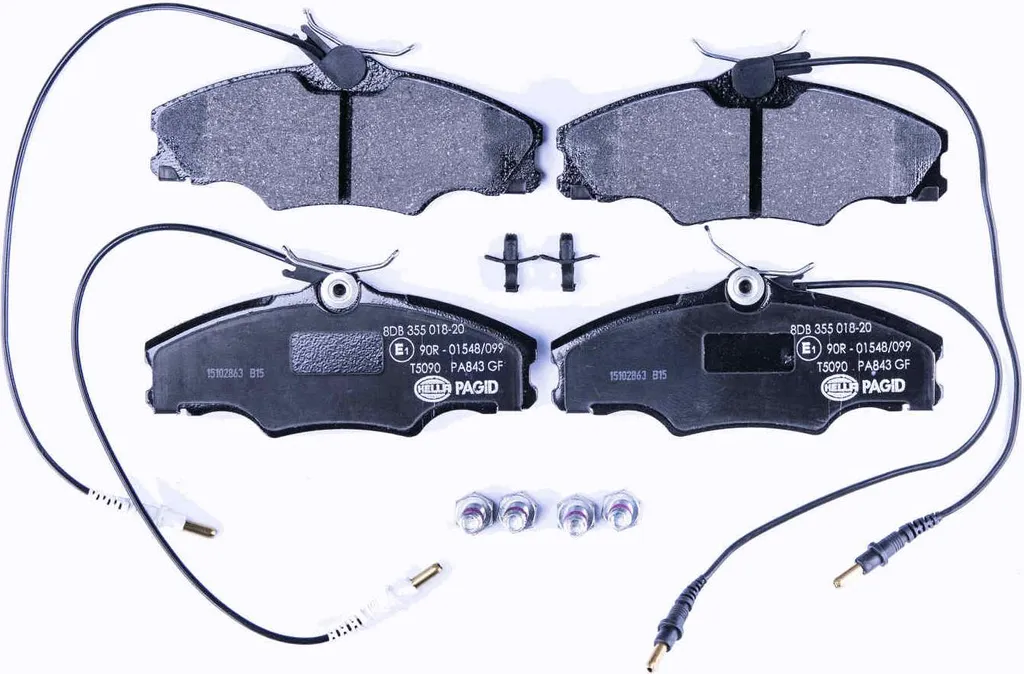 Plaquettes de frein HELLA haute résistance thermique pour PEUGEOT 406