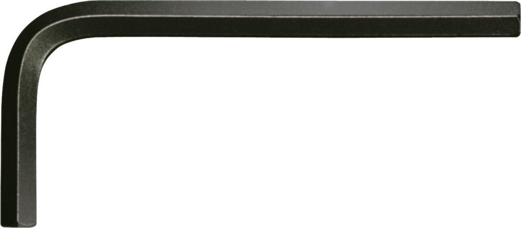KS Tools Innensechskant-Winkelstiftschlüssel phosphatiert, kurz, 4 mm