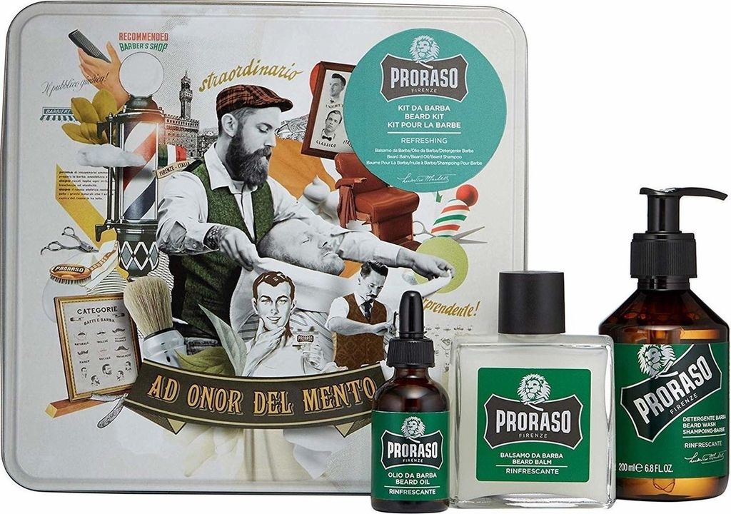 Proraso Set regalo Scatola di metallo rinfrescante Cura Immagine del prodotto 