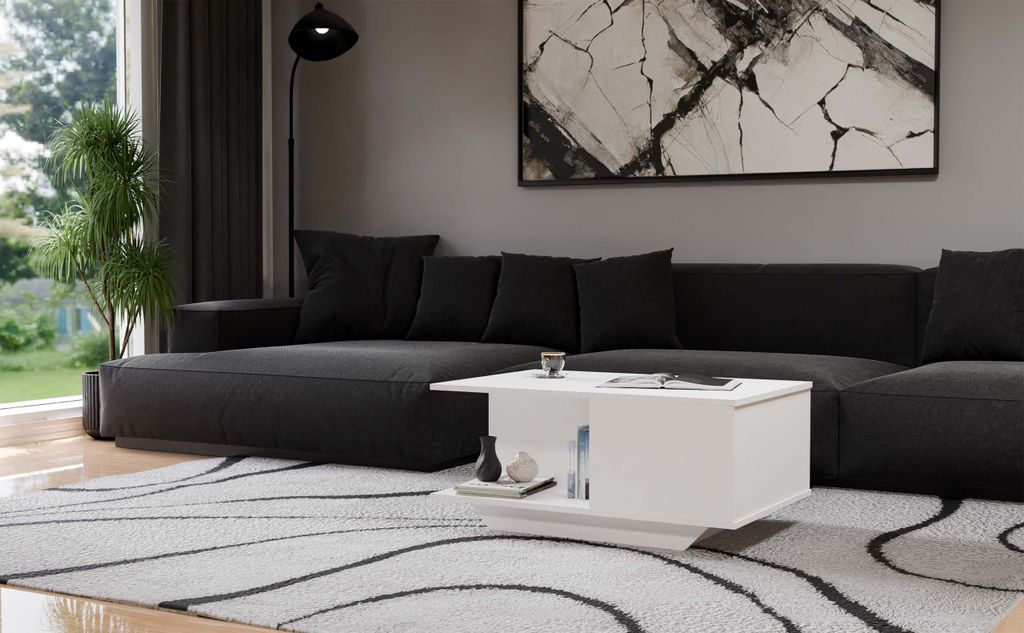 CDF Couchtisch Modern Mini Farbe: Eiche Artisan Moderne Bank Für EIN